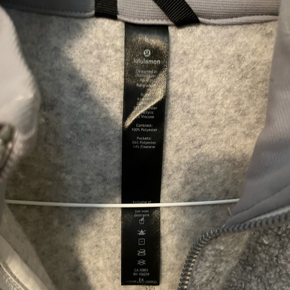 LuluLemon quarter zip wool fleece sweater - Picture 4 of 4